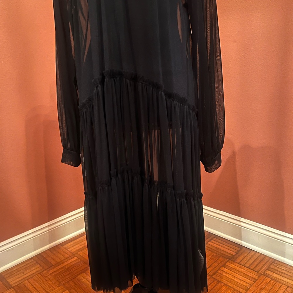 FREE PEOPLE SHEER OVERLAY DRESS - Picture 5 of 8